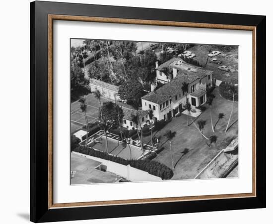 Joseph P. Kennedy's Home in Palm Beach-null-Framed Photographic Print