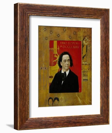 Joseph Pembauer, Pianist and Piano Teacher, Frame Also by Gustav Klimt-Gustav Klimt-Framed Giclee Print