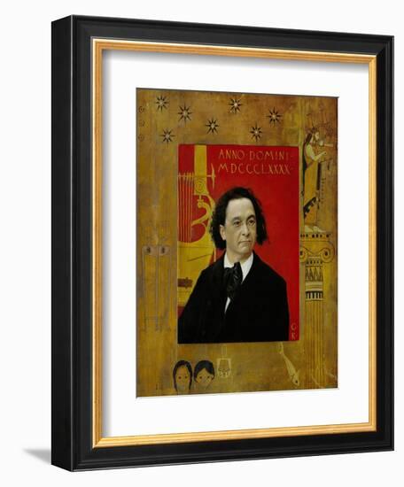 Joseph Pembauer, Pianist and Piano Teacher, Frame Also by Gustav Klimt-Gustav Klimt-Framed Giclee Print