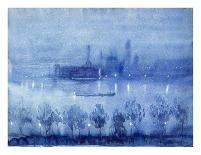 Blue Night, London-Joseph Pennell-Art Print