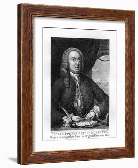 Joseph Porter by William Hogarth-William Hogarth-Framed Giclee Print