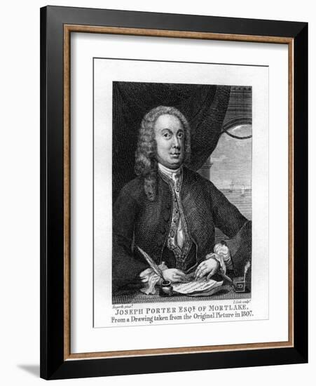 Joseph Porter by William Hogarth-William Hogarth-Framed Giclee Print