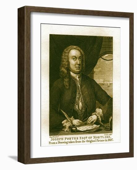 Joseph Porter by William Hogarth-William Hogarth-Framed Giclee Print