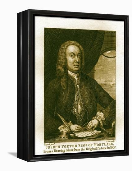 Joseph Porter by William Hogarth-William Hogarth-Framed Premier Image Canvas
