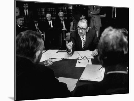 Joseph R. Mccarthy Vigerously Making His Point Clear at the Senate Judiciary Committee Hearing-null-Mounted Photographic Print