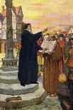 John Wycliffe preaching-Joseph Ratcliffe Skelton-Giclee Print
