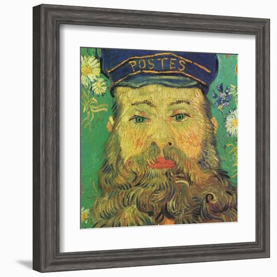 Joseph Roulin (detail)-Vincent van Gogh-Framed Art Print