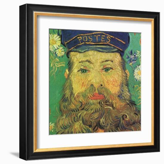 Joseph Roulin (detail)-Vincent van Gogh-Framed Art Print
