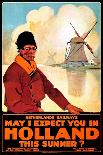 Visit Picturesque Holland Poster-Joseph Rovers-Framed Giclee Print