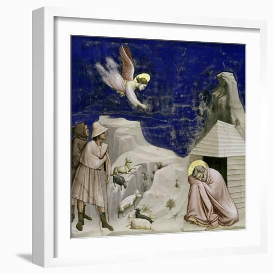 Joseph's Dream-Giotto di Bondone-Framed Giclee Print