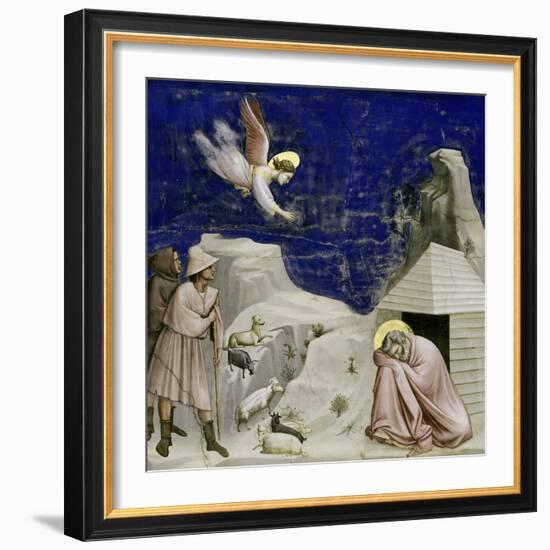 Joseph's Dream-Giotto di Bondone-Framed Giclee Print