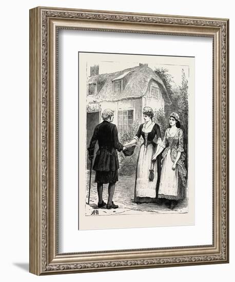 Joseph's Sweetheart at the Vaudeville-null-Framed Giclee Print