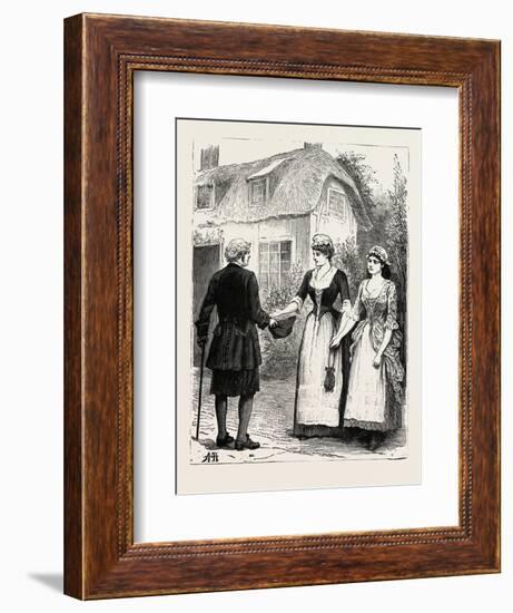 Joseph's Sweetheart at the Vaudeville-null-Framed Giclee Print