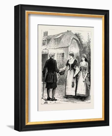 Joseph's Sweetheart at the Vaudeville-null-Framed Giclee Print