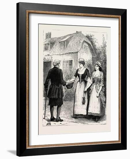 Joseph's Sweetheart at the Vaudeville-null-Framed Giclee Print