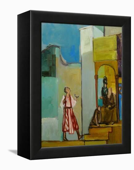 Joseph Sent to His Brothers, 1998-Richard Mcbee-Framed Premier Image Canvas