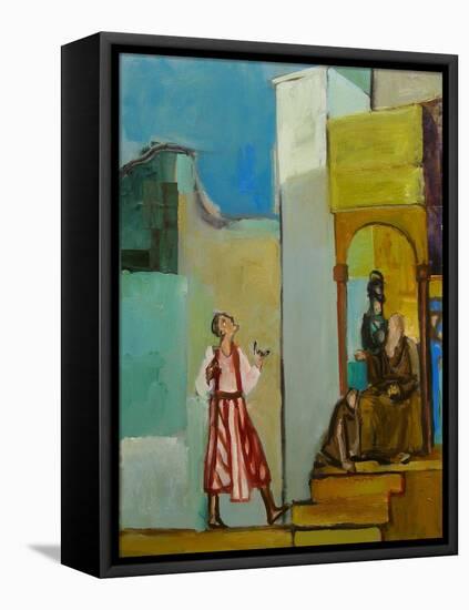 Joseph Sent to His Brothers, 1998-Richard Mcbee-Framed Premier Image Canvas