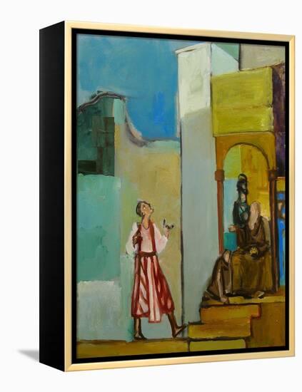 Joseph Sent to His Brothers, 1998-Richard Mcbee-Framed Premier Image Canvas