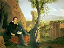 John Keats, English Poet, and His Ode to a Nightingale, 1819-Joseph Severn-Giclee Print