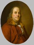 Portrait of Benjamin Franklin , by Duplessis, Joseph-Siffred (1725-1802). Oil on Canvas, C. 1780. D-Joseph Siffred Duplessis-Giclee Print