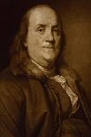 Benjamin Franklin in Fur Collar-Joseph-Siffrede Duplessis-Framed Art Print