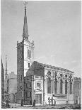 View of St James's Church, Piccadilly from Jermyn Street, London, 1814-Joseph Skelton-Framed Giclee Print