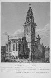 North-West View of the Church of St Stephen Walbrook, City of London, 1813-Joseph Skelton-Framed Giclee Print