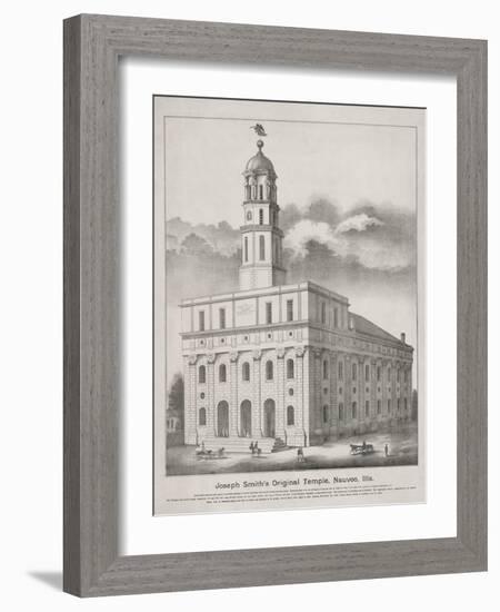 Joseph Smith's Original Temple-null-Framed Giclee Print