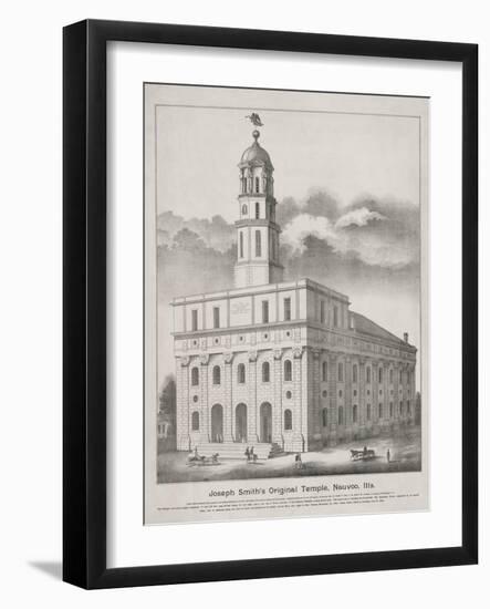 Joseph Smith's Original Temple-null-Framed Giclee Print