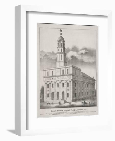 Joseph Smith's Original Temple-null-Framed Giclee Print