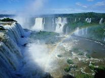 Iguazu Waterfalls and Rainbow.-Joseph Sohm-Photographic Print