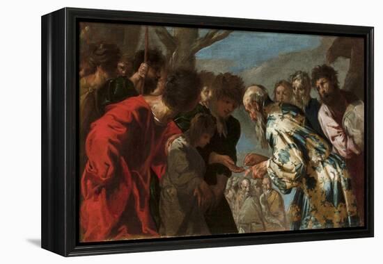 Joseph Sold by His Brothers, C.1657-58-Francesco Maffei-Framed Premier Image Canvas