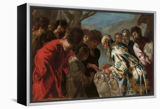 Joseph Sold by His Brothers, C.1657-58-Francesco Maffei-Framed Premier Image Canvas