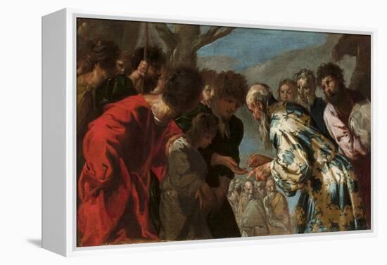 Joseph Sold by His Brothers, C.1657-58-Francesco Maffei-Framed Premier Image Canvas