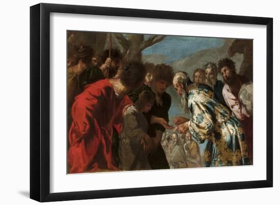 Joseph Sold by His Brothers, C.1657-58-Francesco Maffei-Framed Giclee Print