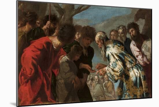 Joseph Sold by His Brothers, C.1657-58-Francesco Maffei-Mounted Giclee Print