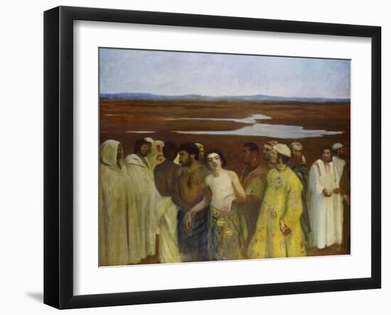 Joseph Sold by His Brothers into Egypt-Karoly Ferenczy-Framed Giclee Print