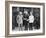 Joseph Stalin, Harry Truman, and Winston Churchill at the Potsdam Conference-null-Framed Photo