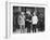 Joseph Stalin, Harry Truman, and Winston Churchill at the Potsdam Conference-null-Framed Photo