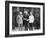 Joseph Stalin, Harry Truman, and Winston Churchill at the Potsdam Conference-null-Framed Photo