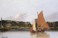 Boats on the Yare Near Bramenton, Norfolk, 1828-Joseph Stannard-Giclee Print