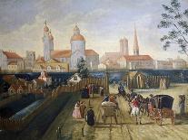 Stagecoach Station in Munich, 1775-Joseph Stephan-Giclee Print