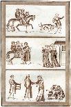 Court Jesters of the 14th Century-Joseph Strutt-Photographic Print