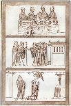 Court Jesters of the 14th Century-Joseph Strutt-Photographic Print