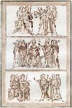 Court Jesters of the 14th Century-Joseph Strutt-Photographic Print