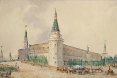 The Resurrection Square and the Alexander Garden in Moscow-Joseph Vivien-Giclee Print
