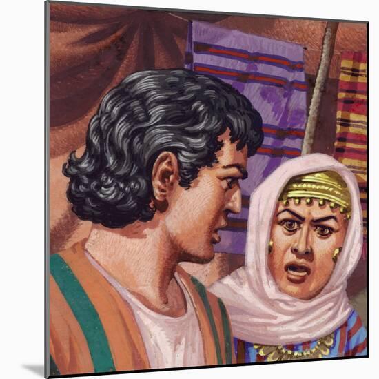 Joseph with the Wife of Potiphar-Pat Nicolle-Mounted Giclee Print