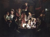 The Alchemist Discovering Phosphorus-Joseph Wright of Derby-Art Print