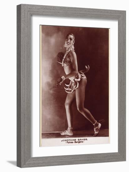 Josephine Baker (1906-1975)-null-Framed Giclee Print
