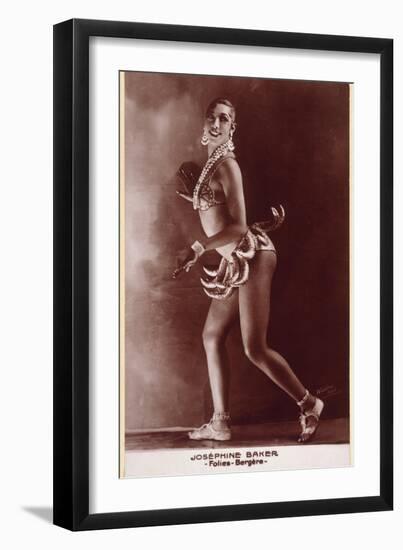 Josephine Baker (1906-1975)-null-Framed Giclee Print